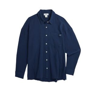NWT Vineyard Vines Gauze Weekend Top in Deep Bay Navy